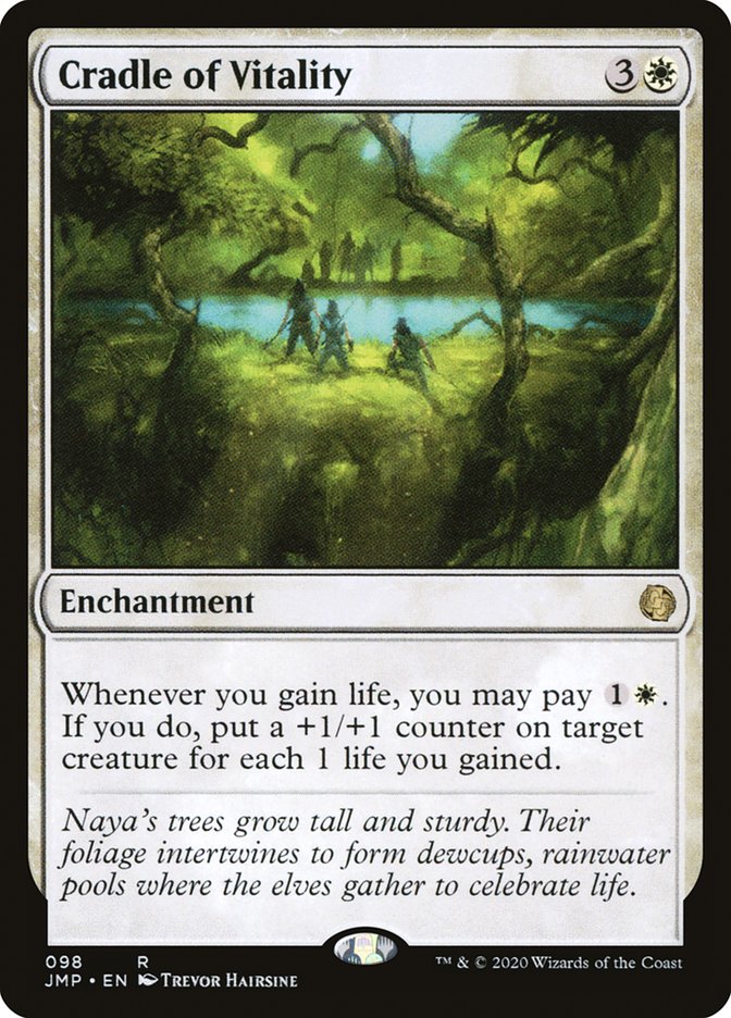 Cradle of Vitality [Jumpstart] MTG Single Magic: The Gathering | Red Claw Gaming