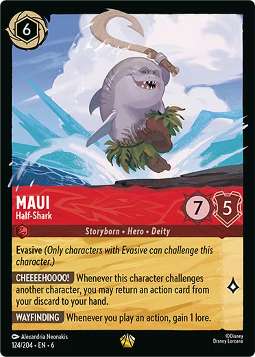 Maui - Half-Shark (124/204) [Azurite Sea] Lorcana Single Disney | Red Claw Gaming