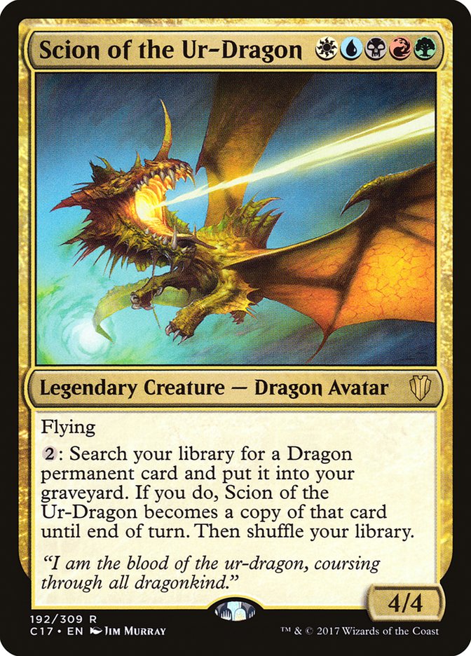 Scion of the Ur-Dragon [Commander 2017] MTG Single Magic: The Gathering | Red Claw Gaming