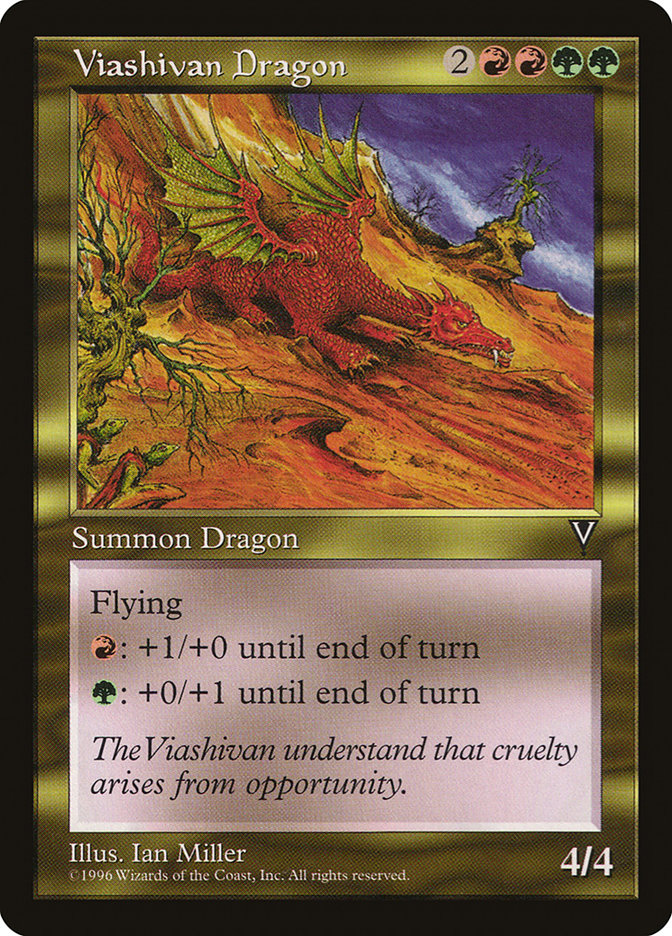 Viashivan Dragon [Visions] MTG Single Magic: The Gathering | Red Claw Gaming