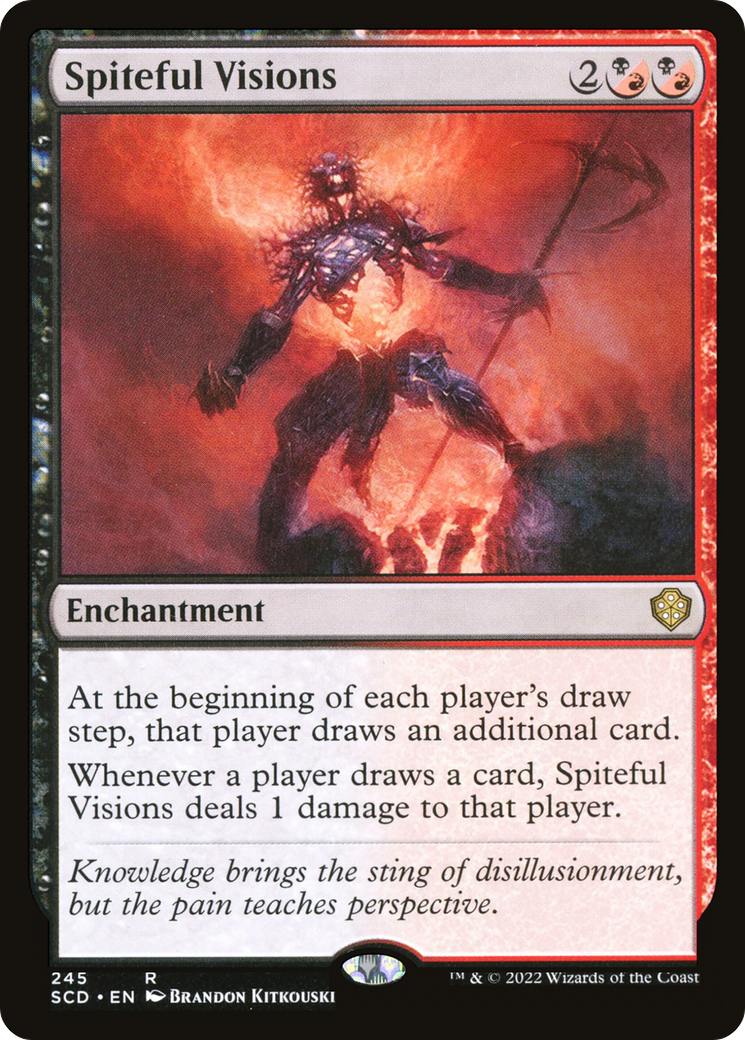 Spiteful Visions [Starter Commander Decks] MTG Single Magic: The Gathering | Red Claw Gaming