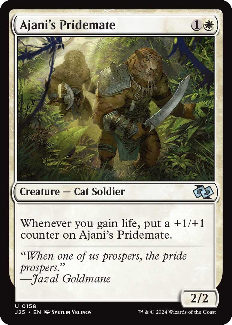 Ajani's Pridemate [Foundations Jumpstart] MTG Single Magic: The Gathering | Red Claw Gaming