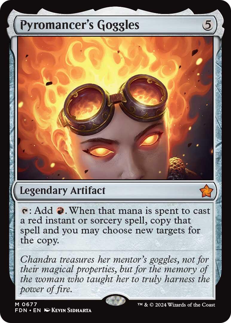 Pyromancer's Goggles [Foundations] MTG Single Magic: The Gathering | Red Claw Gaming