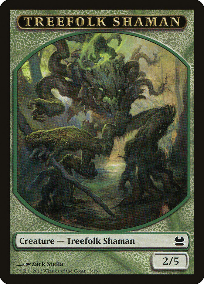 Treefolk Shaman Token [Modern Masters Tokens] MTG Single Magic: The Gathering | Red Claw Gaming