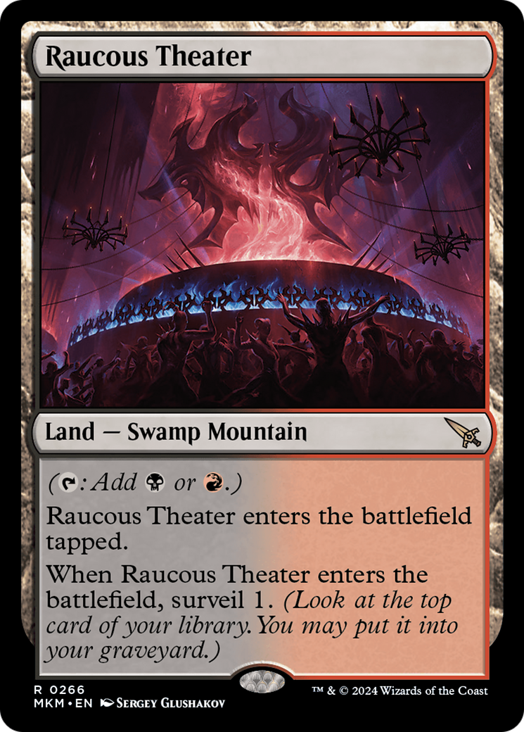 Raucous Theater [Murders at Karlov Manor] MTG Single Magic: The Gathering    | Red Claw Gaming