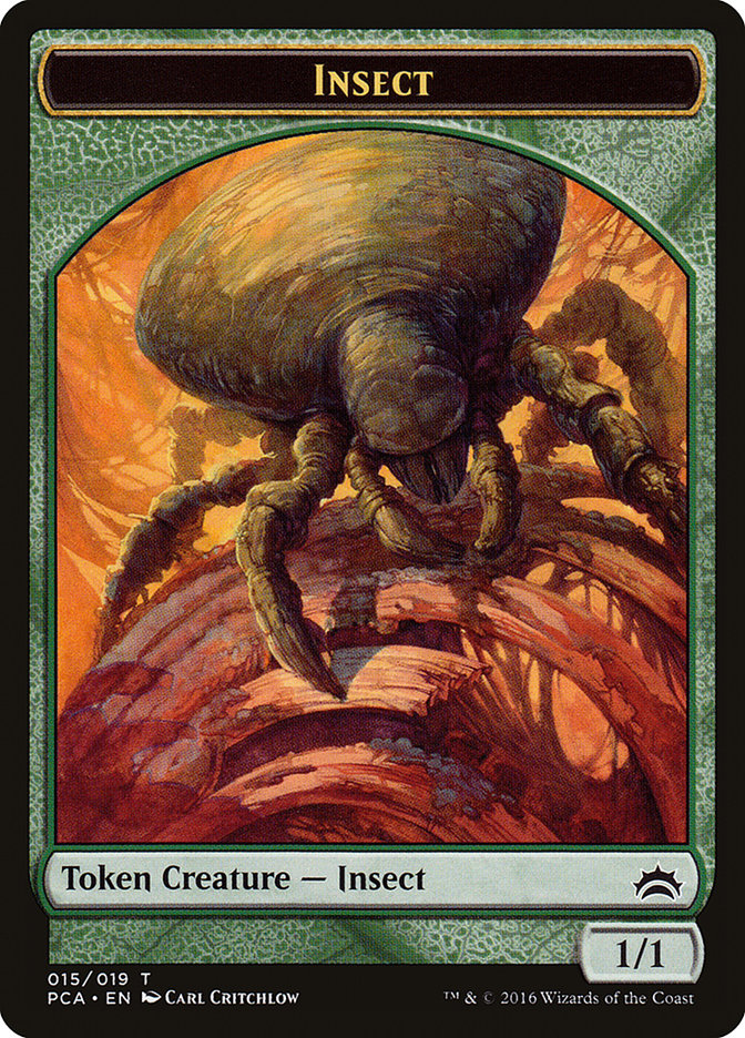 Goat // Insect Double-Sided Token [Planechase Anthology Tokens] MTG Single Magic: The Gathering | Red Claw Gaming