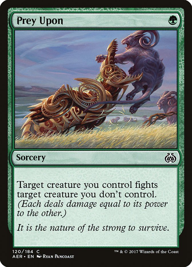 Prey Upon [Aether Revolt] MTG Single Magic: The Gathering | Red Claw Gaming