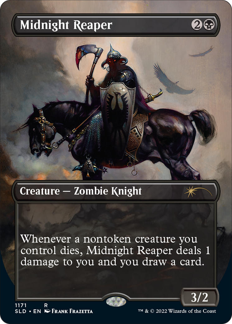 Midnight Reaper (Borderless) [Secret Lair Drop Series] MTG Single Magic: The Gathering | Red Claw Gaming