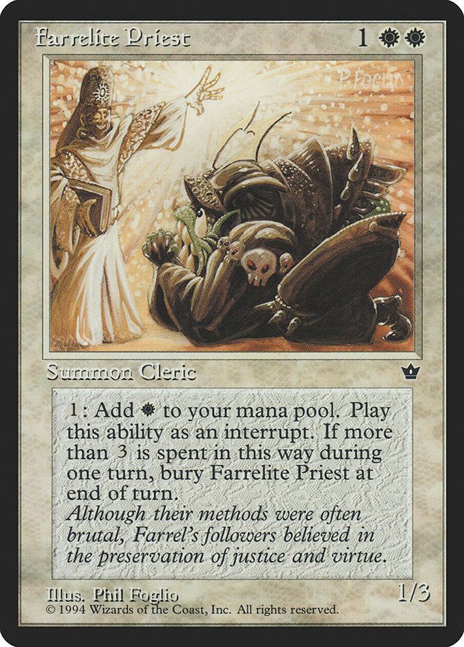 Farrelite Priest [Fallen Empires] MTG Single Magic: The Gathering | Red Claw Gaming
