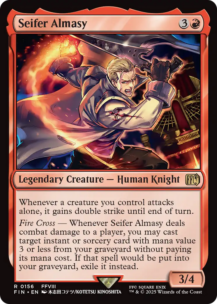 Seifer Almasy [FINAL FANTASY] MTG Single Magic: The Gathering | Red Claw Gaming