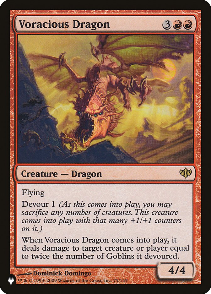 Voracious Dragon [The List] MTG Single Magic: The Gathering | Red Claw Gaming