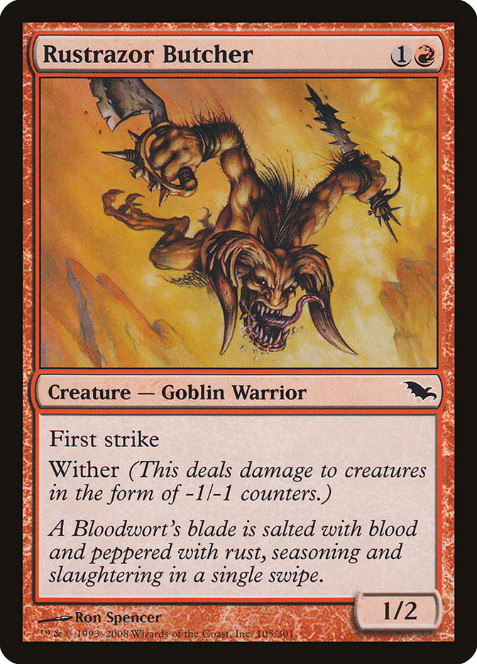 Rustrazor Butcher [Shadowmoor] MTG Single Magic: The Gathering | Red Claw Gaming