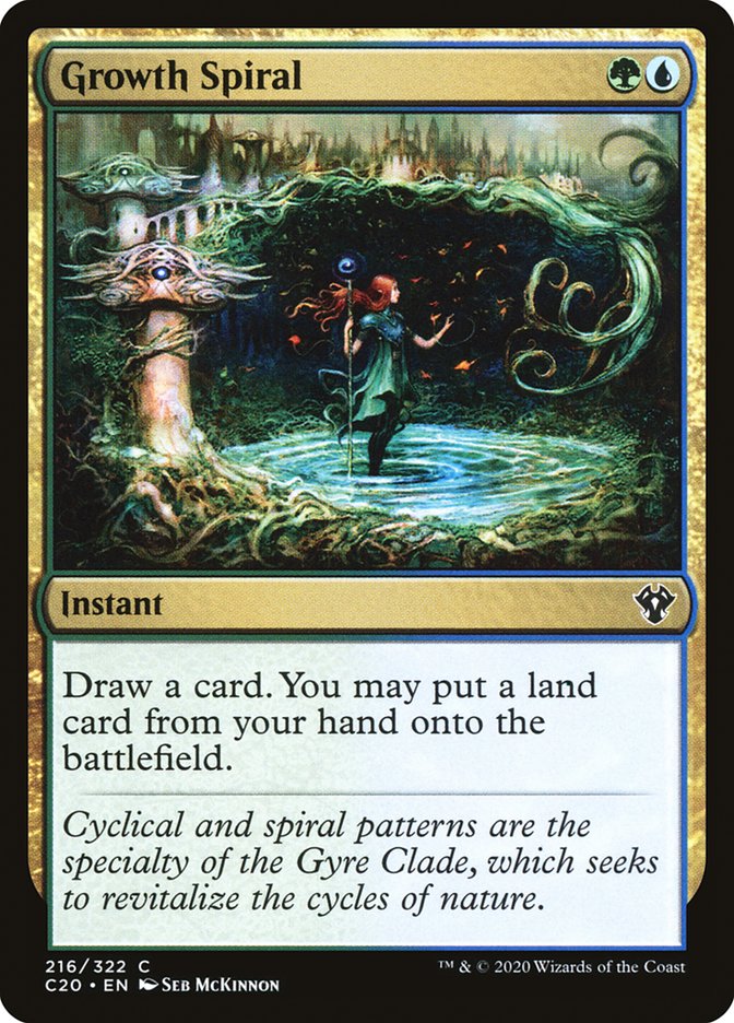 Growth Spiral [Commander 2020] MTG Single Magic: The Gathering | Red Claw Gaming