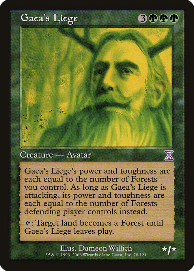 Gaea's Liege [Time Spiral Timeshifted] MTG Single Magic: The Gathering | Red Claw Gaming