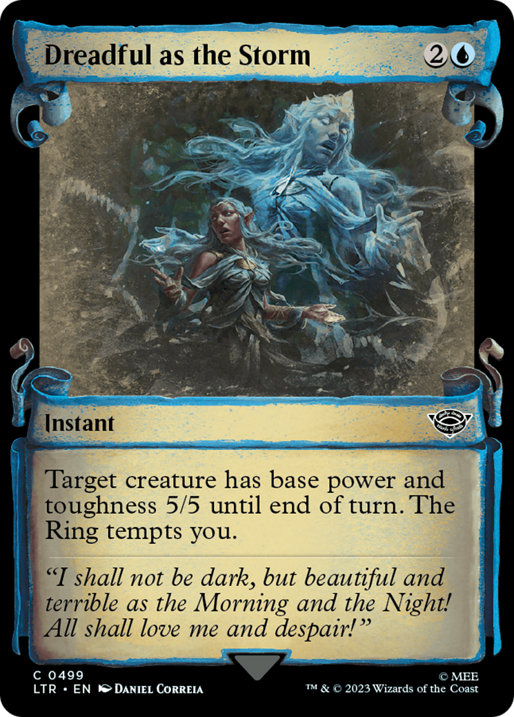 Dreadful as the Storm [The Lord of the Rings: Tales of Middle-Earth Showcase Scrolls] MTG Single Magic: The Gathering | Red Claw Gaming