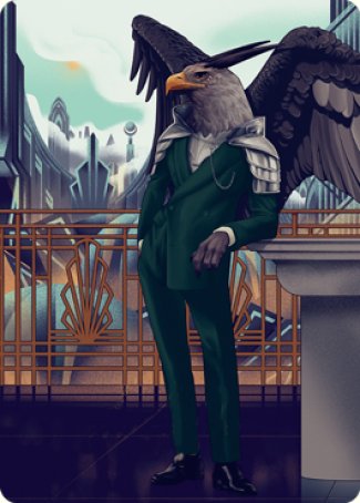 Falco Spara, Pactweaver 2 Art Card [Streets of New Capenna Art Series] MTG Single Magic: The Gathering | Red Claw Gaming