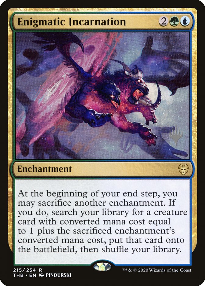Enigmatic Incarnation (Promo Pack) [Theros Beyond Death Promos] MTG Single Magic: The Gathering | Red Claw Gaming