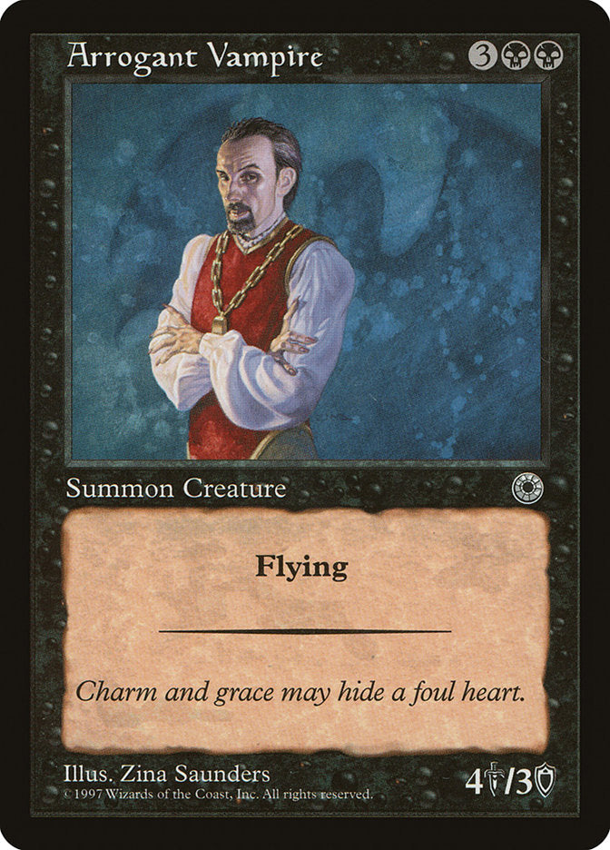 Arrogant Vampire [Portal] MTG Single Magic: The Gathering | Red Claw Gaming