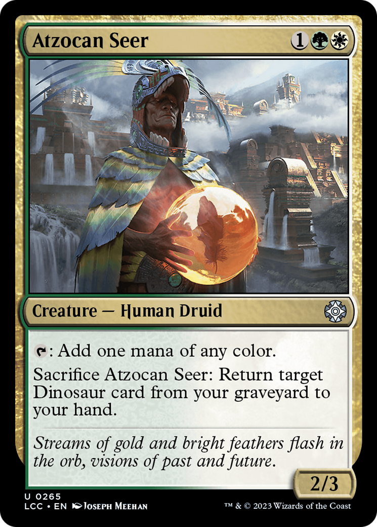 Atzocan Seer [The Lost Caverns of Ixalan Commander] MTG Single Magic: The Gathering | Red Claw Gaming