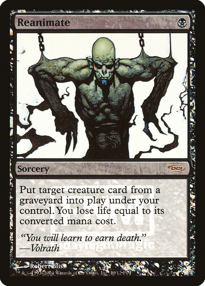 Reanimate [Friday Night Magic 2004] MTG Single Magic: The Gathering | Red Claw Gaming