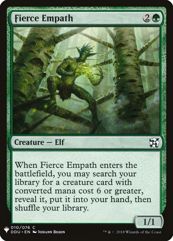 Fierce Empath [Mystery Booster] MTG Single Magic: The Gathering | Red Claw Gaming