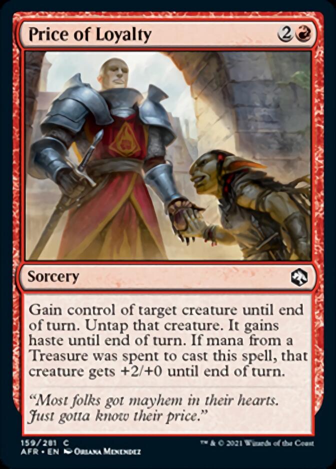 Price of Loyalty [Dungeons & Dragons: Adventures in the Forgotten Realms] MTG Single Magic: The Gathering | Red Claw Gaming