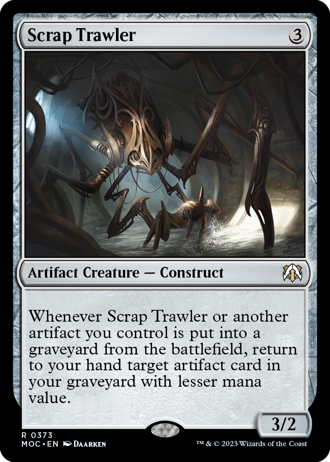 Scrap Trawler [March of the Machine Commander] MTG Single Magic: The Gathering | Red Claw Gaming