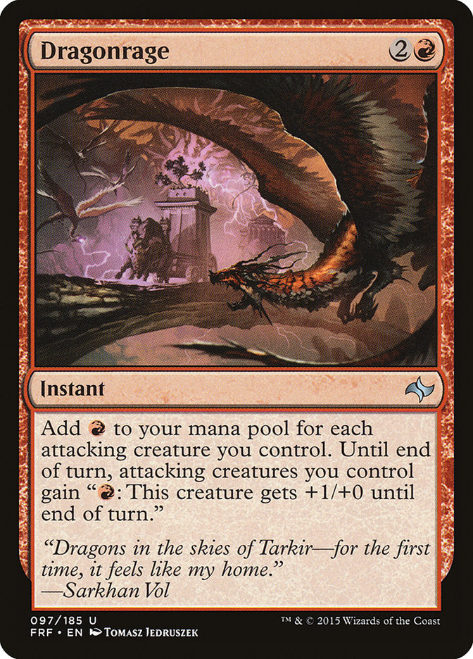 Dragonrage [Fate Reforged] MTG Single Magic: The Gathering | Red Claw Gaming