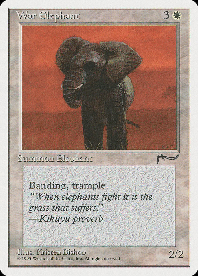 War Elephant [Chronicles] MTG Single Magic: The Gathering | Red Claw Gaming