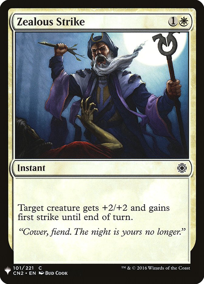 Zealous Strike [Mystery Booster] MTG Single Magic: The Gathering | Red Claw Gaming