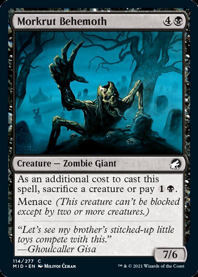 Morkrut Behemoth [Innistrad: Midnight Hunt] MTG Single Magic: The Gathering | Red Claw Gaming