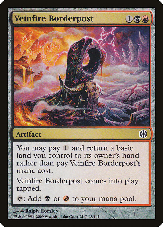 Veinfire Borderpost [Alara Reborn] MTG Single Magic: The Gathering | Red Claw Gaming