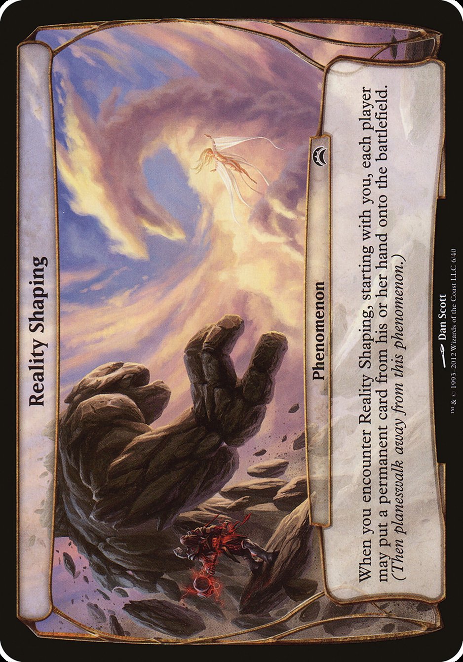 Reality Shaping (Planes) [Planechase 2012 Planes] MTG Single Magic: The Gathering | Red Claw Gaming