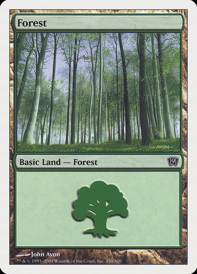 Forest (350) [Ninth Edition] MTG Single Magic: The Gathering | Red Claw Gaming