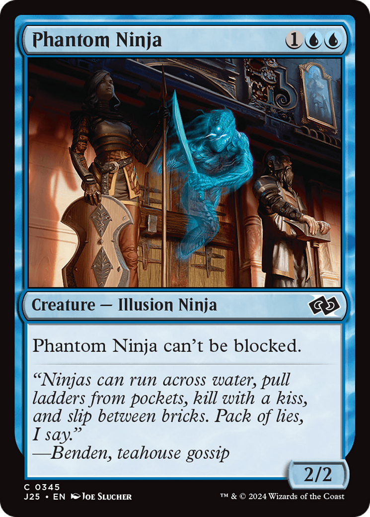 Phantom Ninja [Foundations Jumpstart] MTG Single Magic: The Gathering | Red Claw Gaming