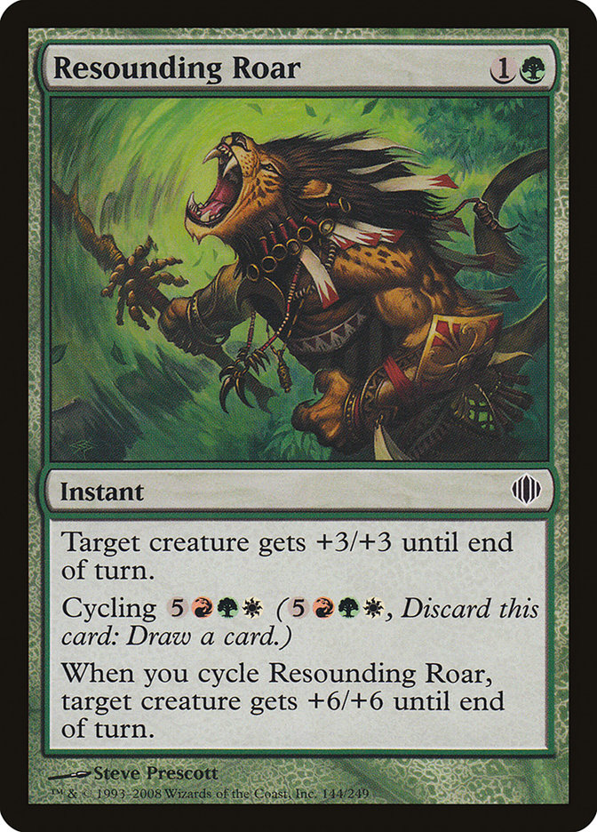 Resounding Roar [Shards of Alara] MTG Single Magic: The Gathering | Red Claw Gaming