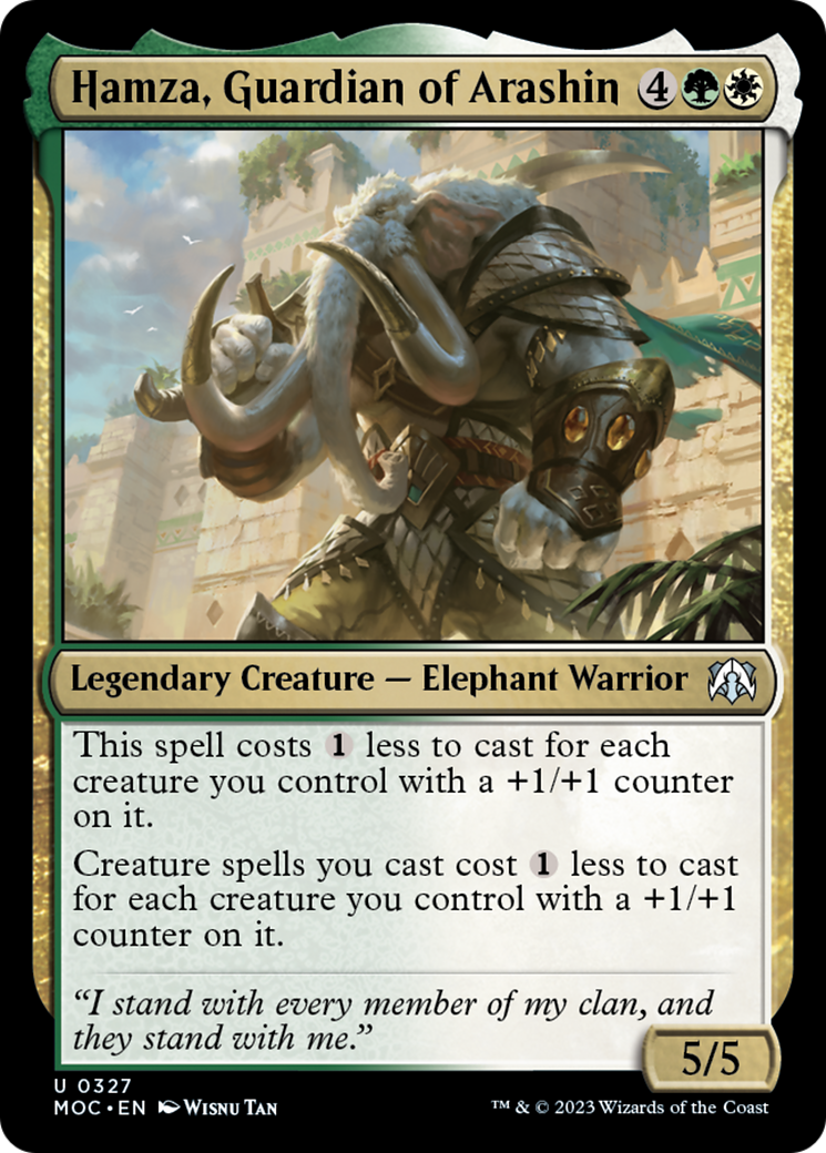 Hamza, Guardian of Arashin [March of the Machine Commander] MTG Single Magic: The Gathering | Red Claw Gaming