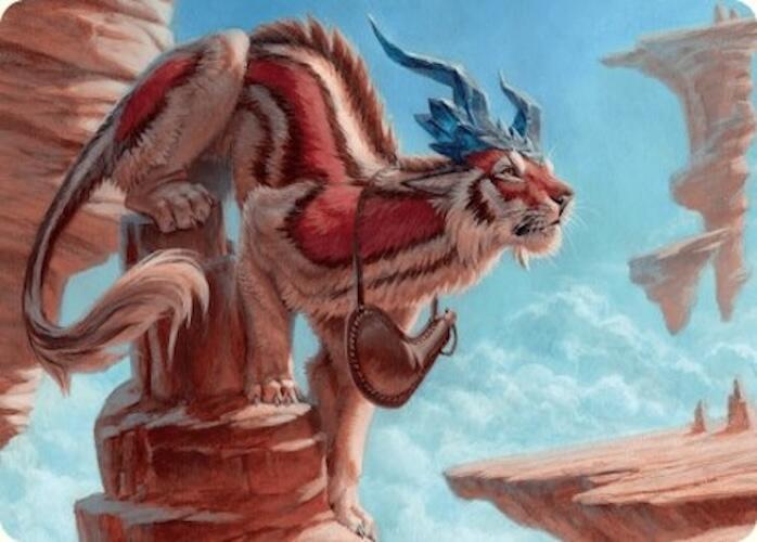 Felidar Savior Art Card (3/54) [Foundations Art Series] MTG Single Magic: The Gathering | Red Claw Gaming