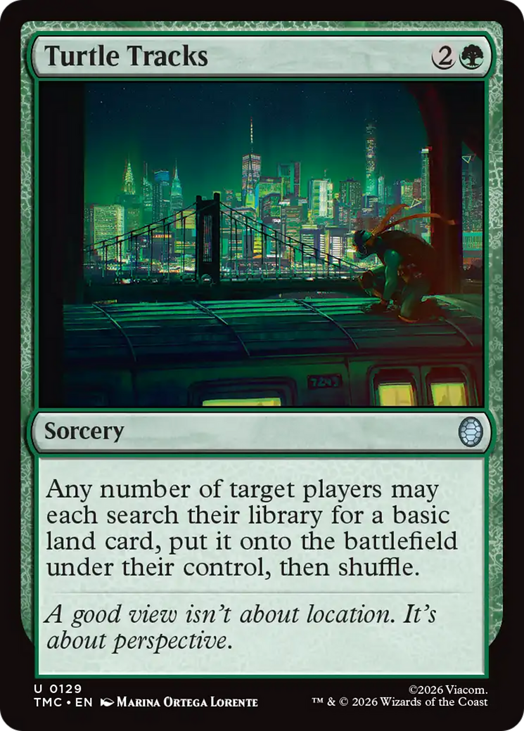 Turtle Tracks [Teenage Mutant Ninja Turtles Commander] MTG Single Magic: The Gathering | Red Claw Gaming