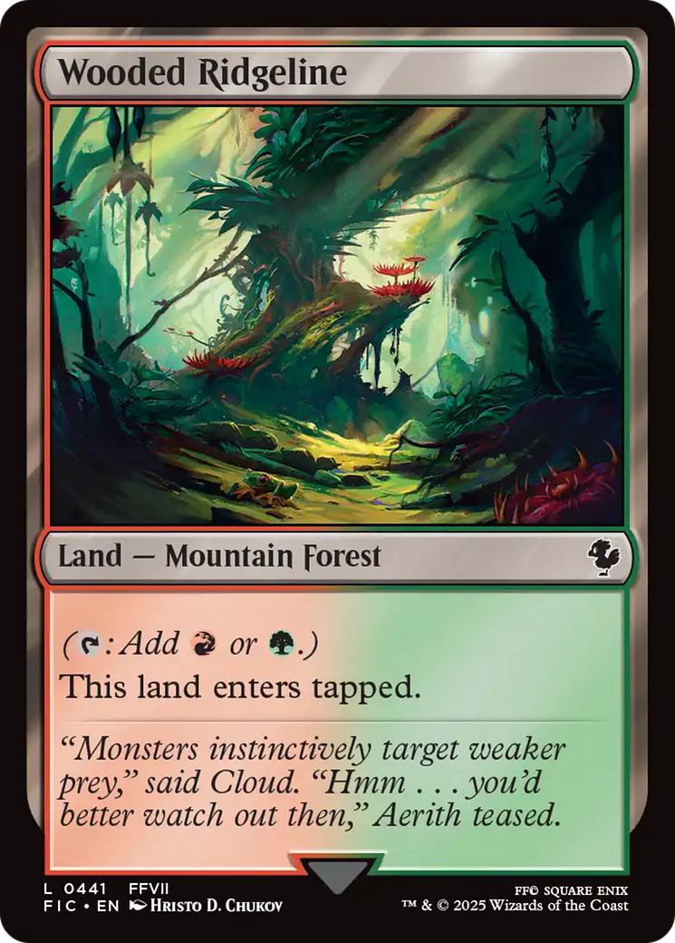 Wooded Ridgeline [FINAL FANTASY Commander] MTG Single Magic: The Gathering | Red Claw Gaming