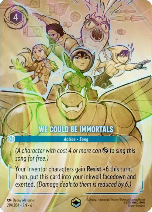 We Could Be Immortals (Enchanted) (219/204) [Azurite Sea] Lorcana Single Disney | Red Claw Gaming