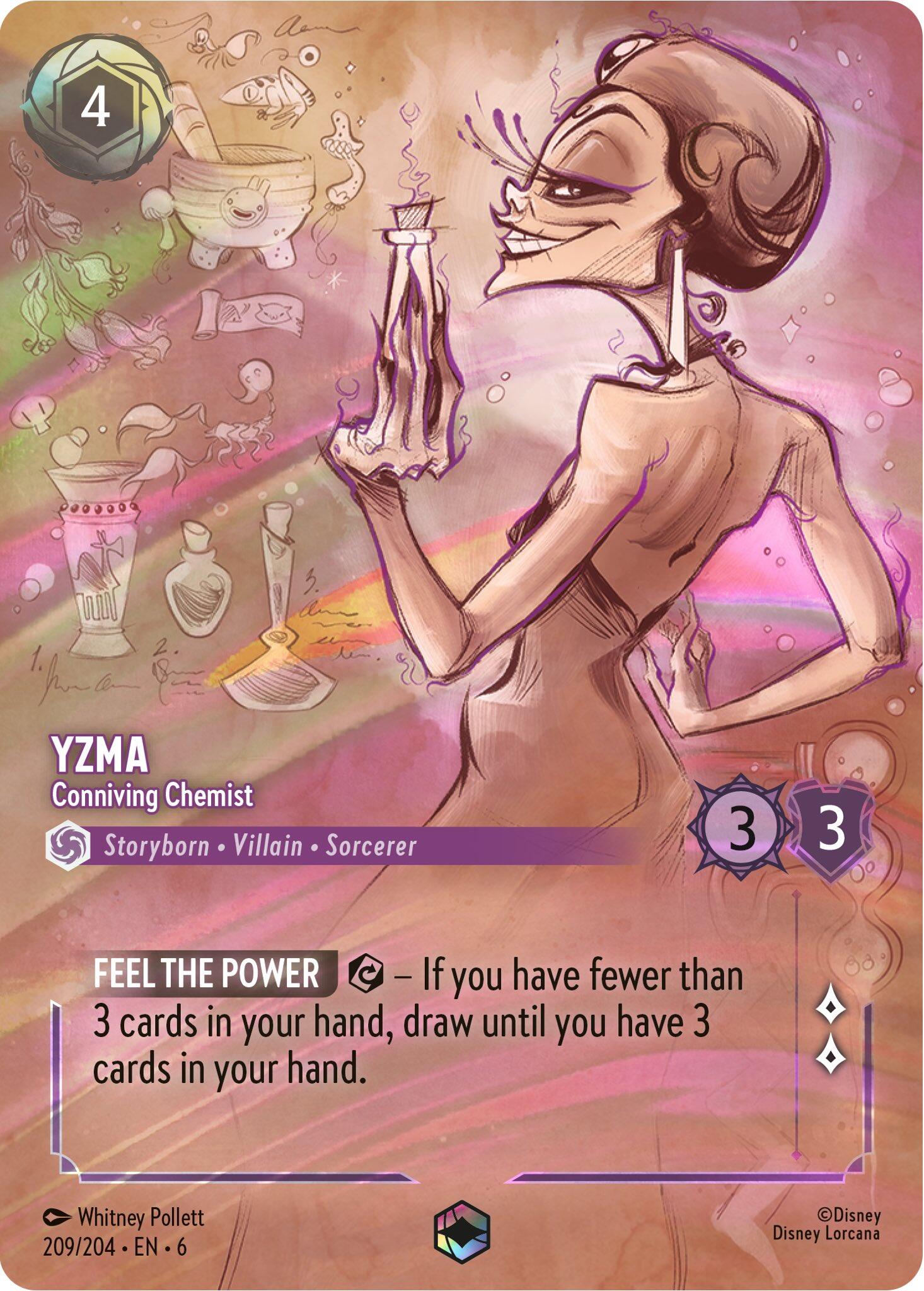 Yzma - Conniving Chemist (Enchanted) (209/204) [Azurite Sea] Lorcana Single Disney | Red Claw Gaming