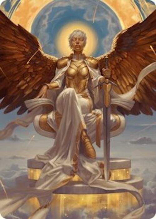 Herald of Eternal Dawn Art Card (27/54) [Foundations Art Series] MTG Single Magic: The Gathering | Red Claw Gaming