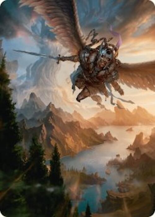 Youthful Valkyrie Art Card (28/54) [Foundations Art Series] MTG Single Magic: The Gathering | Red Claw Gaming