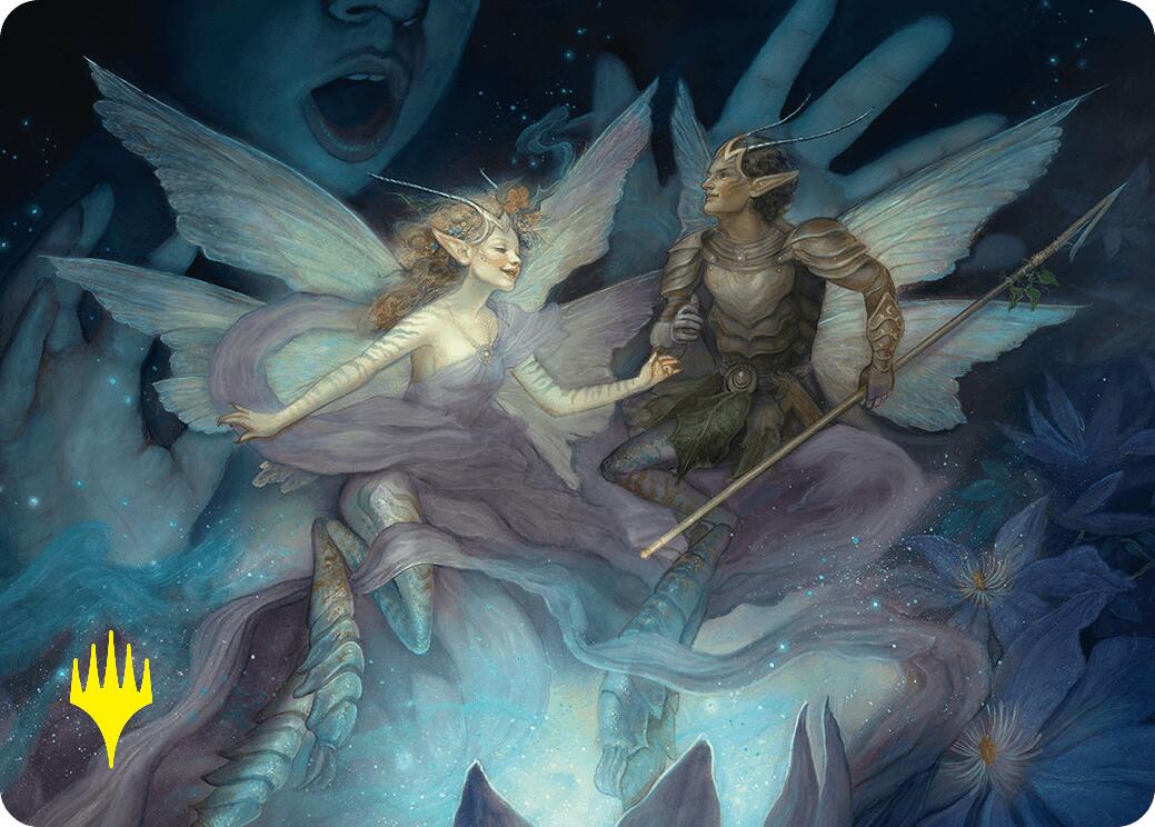 Faebloom Trick Art Card (6/54) (Gold-Stamped Signature) [Foundations Art Series] MTG Single Magic: The Gathering | Red Claw Gaming