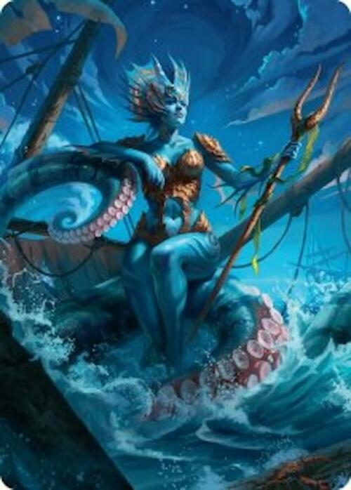 Kiora, the Rising Tide Art Card (30/54) [Foundations Art Series] MTG Single Magic: The Gathering | Red Claw Gaming
