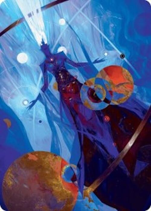 Omniscience Art Card (32/54) [Foundations Art Series] MTG Single Magic: The Gathering | Red Claw Gaming