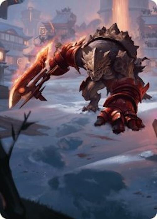 Searslicer Goblin Art Card (39/54) [Foundations Art Series] MTG Single Magic: The Gathering | Red Claw Gaming