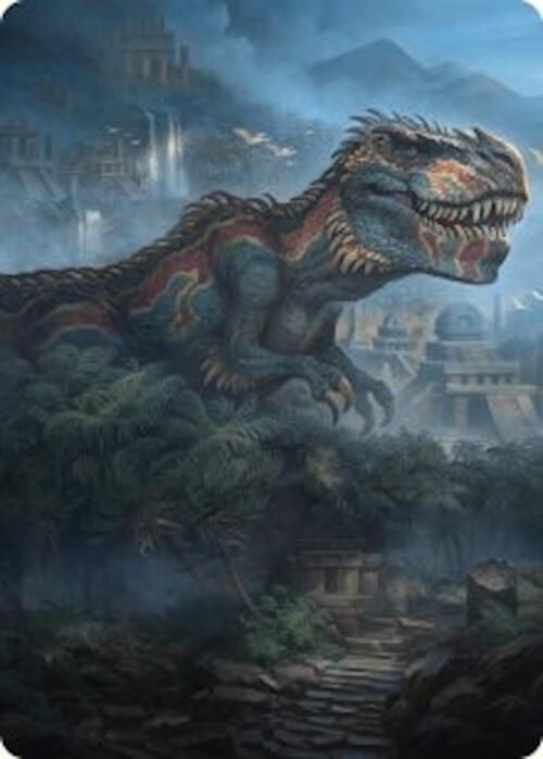 Ghalta, Primal Hunger Art Card (41/54) [Foundations Art Series] MTG Single Magic: The Gathering | Red Claw Gaming