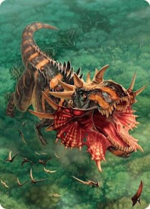 Gigantosaurus Art Card (53/54) [Foundations Art Series] MTG Single Magic: The Gathering | Red Claw Gaming
